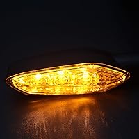 Vista 5 de Indicadores de señal de giro delanteros o traseros para motocicleta compatibles con Yamaha YZF R15 R25 R3 R125, YBR 125 250, MT 125 15 03 09 01 25