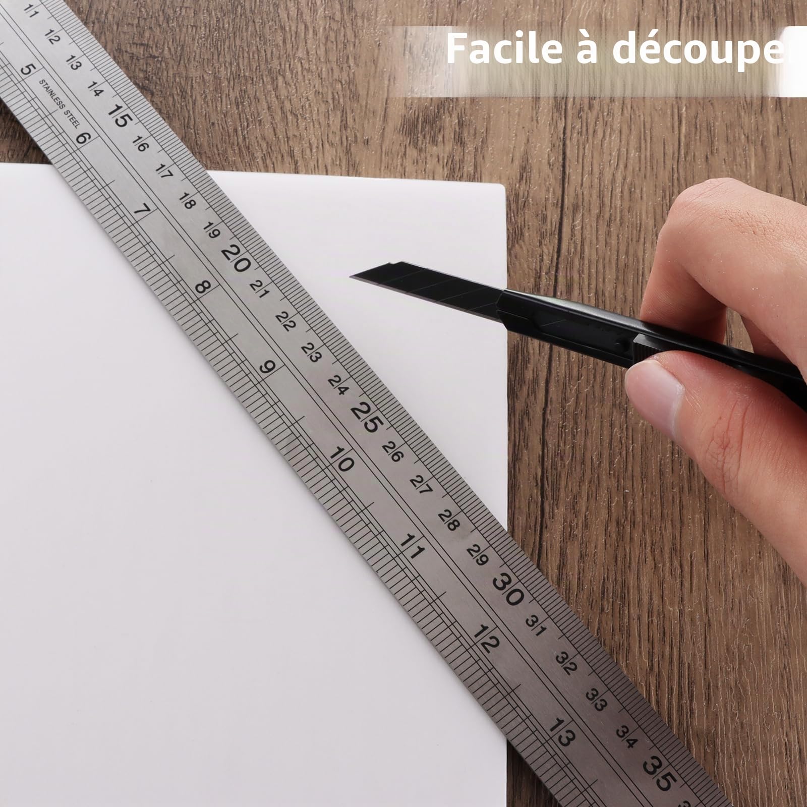 ASelected Lot de 10 planches de mousse de polystyrène A2 (594 x 420 mm), 5 mm d'épaisseur, pour modélisme, montage de photos, présentations, projets d'art et d'artisanat (blanc)