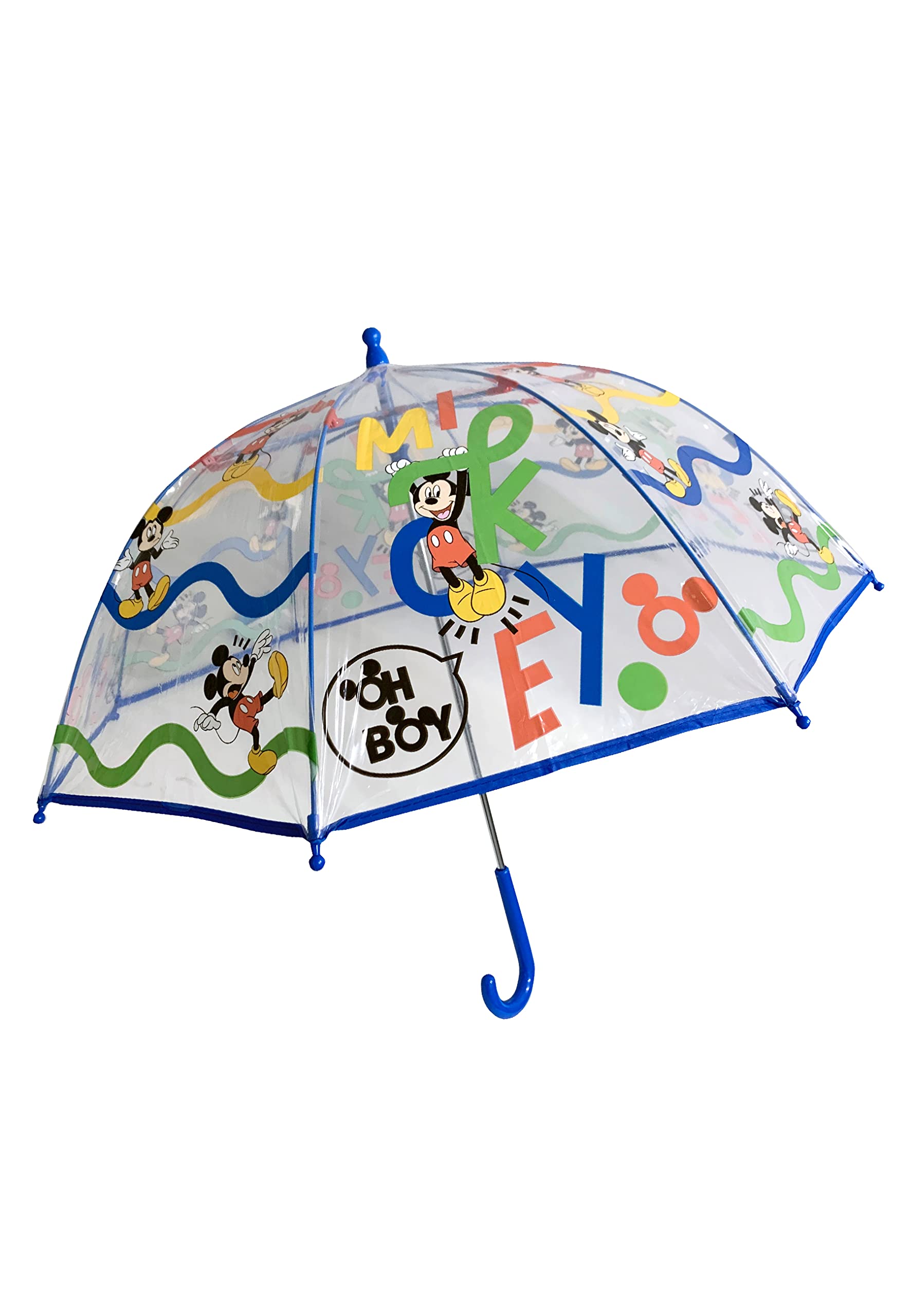 Chanos Mickey Mouse Kids Umbrella Stick Umbrella, multicoloured