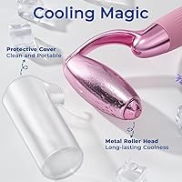 Vista 2 de MORGLES Rodillo de hielo para cara, herramienta profesional de crioterapia para reducir la hinchazón, el enrojecimiento y los dolores de cabeza