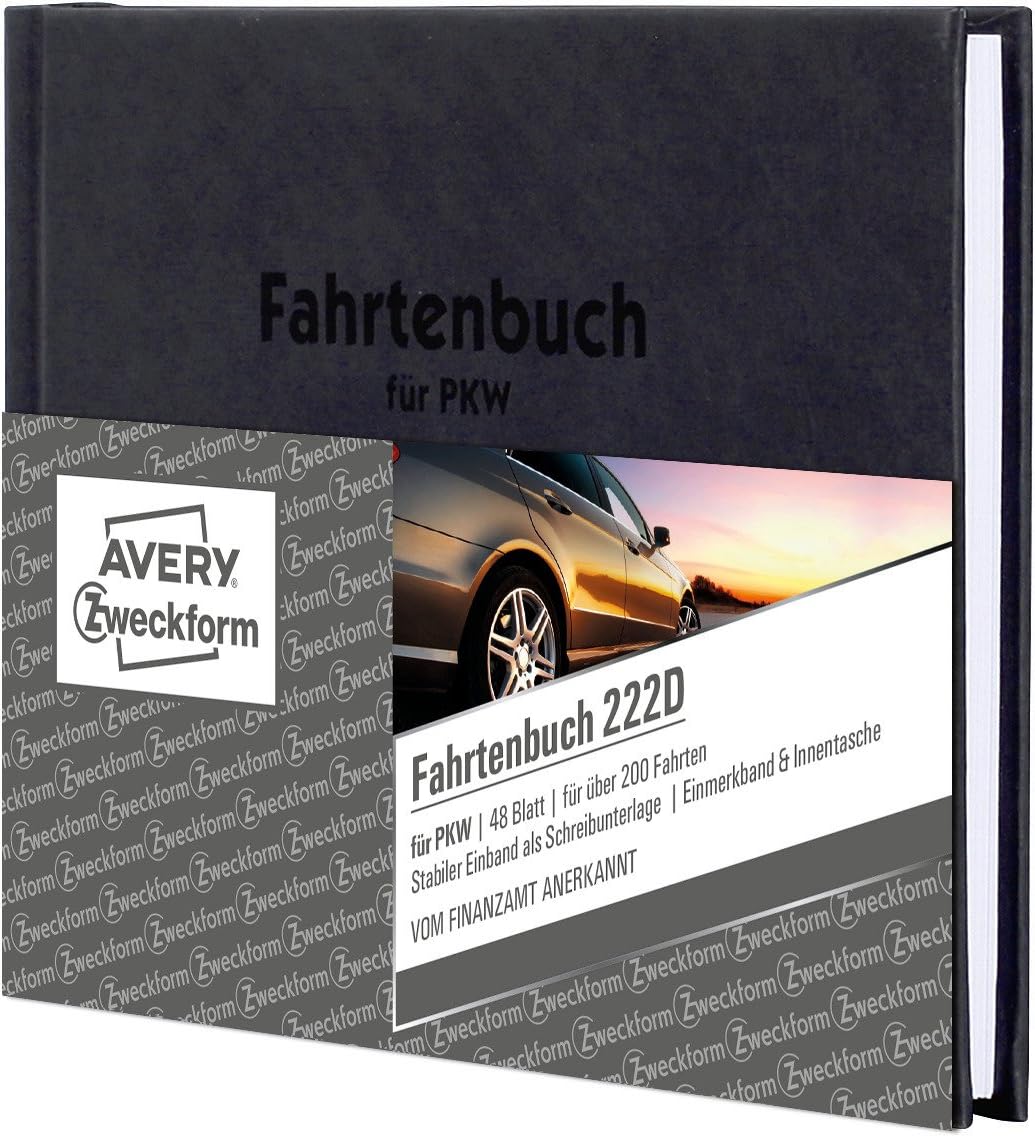 Avery Zweckform 222-5 Logbook (for Cars, Recognised By The Tax Office, A6 Landscape, 80 Pages, 390 Journeys, For Germany And Austria To Define - View #11