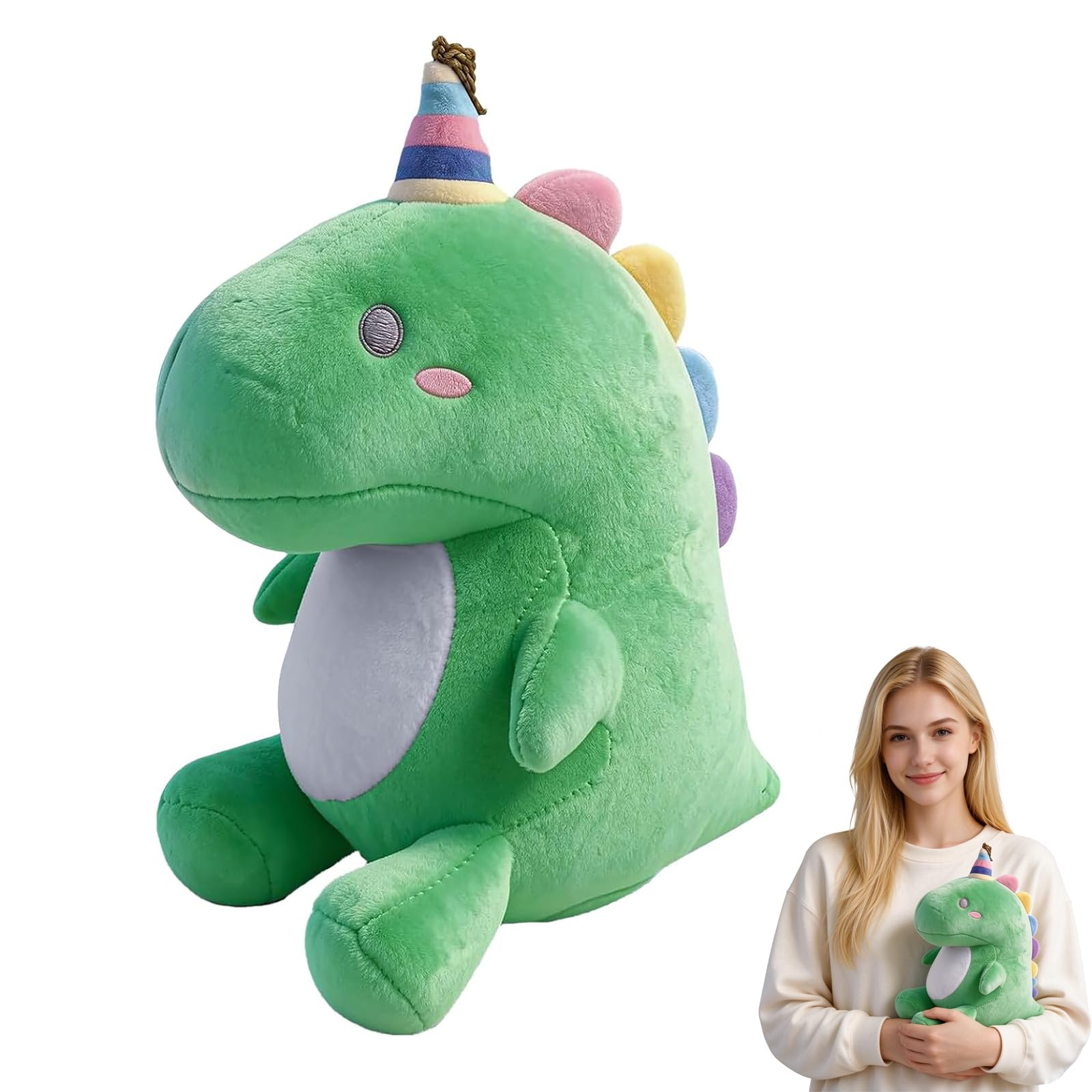 Eivxxky Dinosaur Teddy, Green Candy Dino Plush, Birthday Teddy