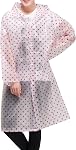 Raincoats For Women Men Reusable Portable Waterproof EVA Long Rain Ponchos with Hoods