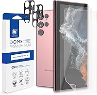 Vista 1 de Whitestone - Protector de pantalla ultra flexible para Galaxy S22, paquete de 2 protectores de cámara con 2 protectores de pantalla, paquete de 4