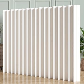 Folding Paper Room Divider,Portable Room Dividers and Folding Privacy Screens,Portable Office Partition Wall,Room Divider Paper Screen Partition400x24x160/157.4x9.4x63in