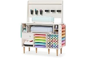 Cricut Craft Station with Ample Storage and Charging Hub
