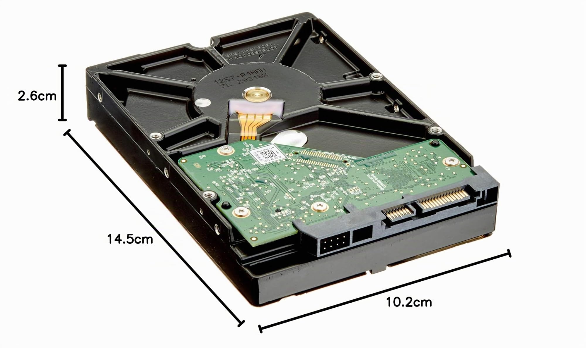 WD Red NAS Hard Drive WD20EFRX - Disco rigido - 2 TB - Interno - 3.5" - SATA 6GB/S - buffer: 64 MB - per My Cloud EX2, EX4