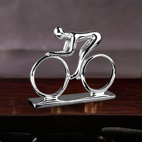 Miniatura 5 de Figura deportiva, figura abstracta de decoración moderna, artesanía de resina coleccionable, decoración del hogar, escultura decorativa para