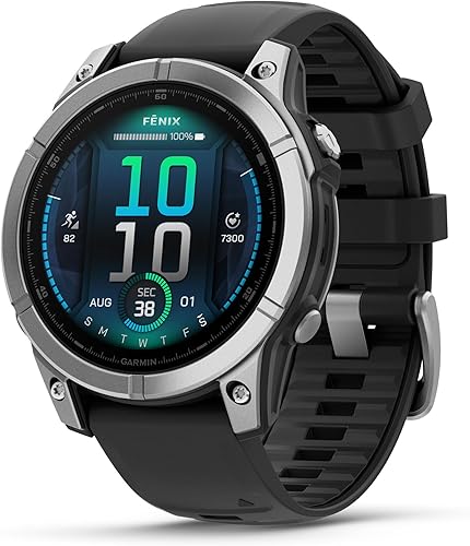 Miniatura 15 de Garmin fēnix® 8 – 47mm, AMOLED, Smartwatch GPS Multisport Premium, Vida Útil de Batería Larga, Certificado para Buceo, Linterna LED Integrada, Gris