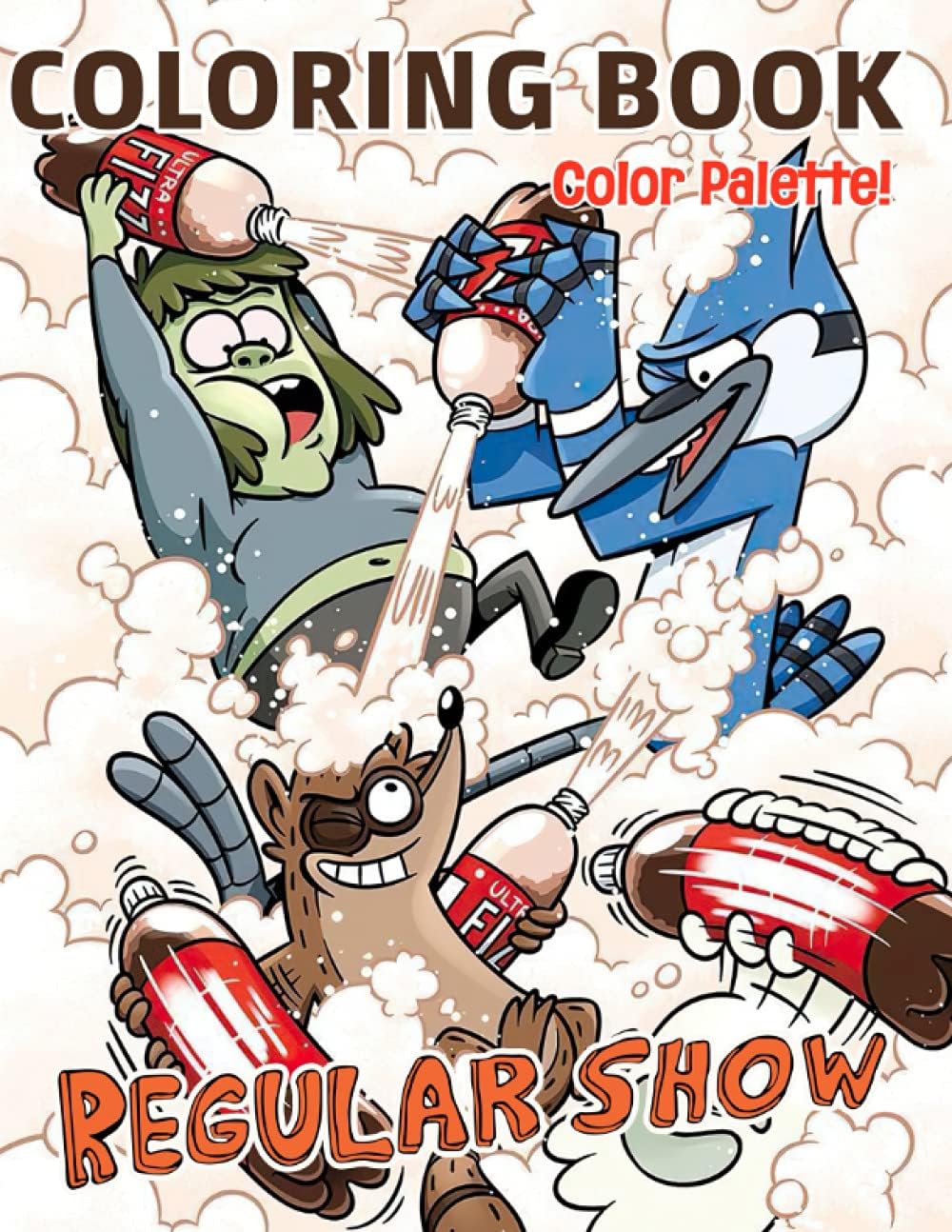 Color Palette! - Regular Show Coloring Book: A Fascinating Gift To Enjoy With Friends With Many Illustrations Paperback – 3 August 2021