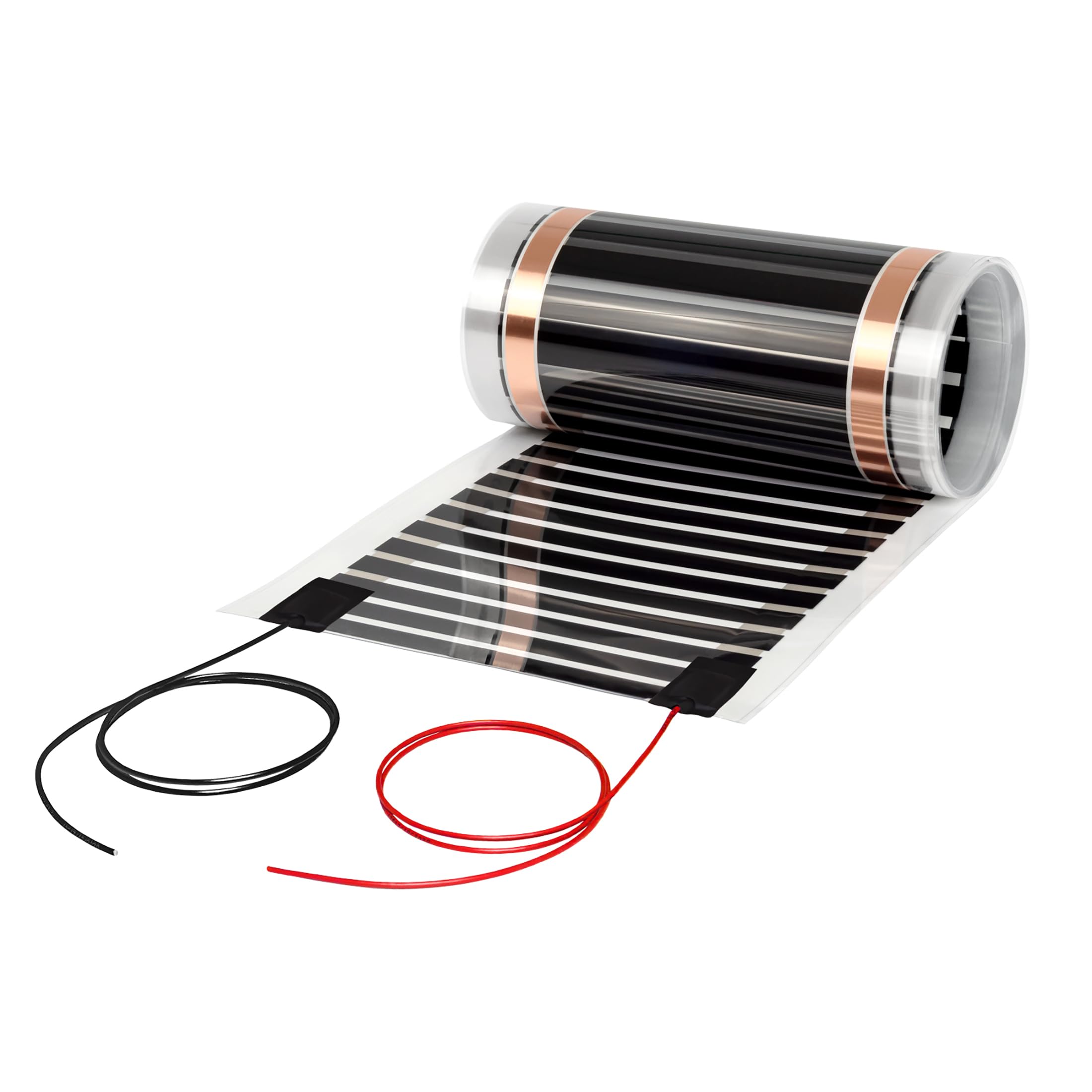 Mi-Heat elektrische Infrarotheizung 4m Heizfolie 24V 220W/m² Bodenheizung Infrarot elektro Heizung LKW Transporter Gartenhaus Werkstatt Garage Akkukoffer Werkzeugkoffer Niedervolt