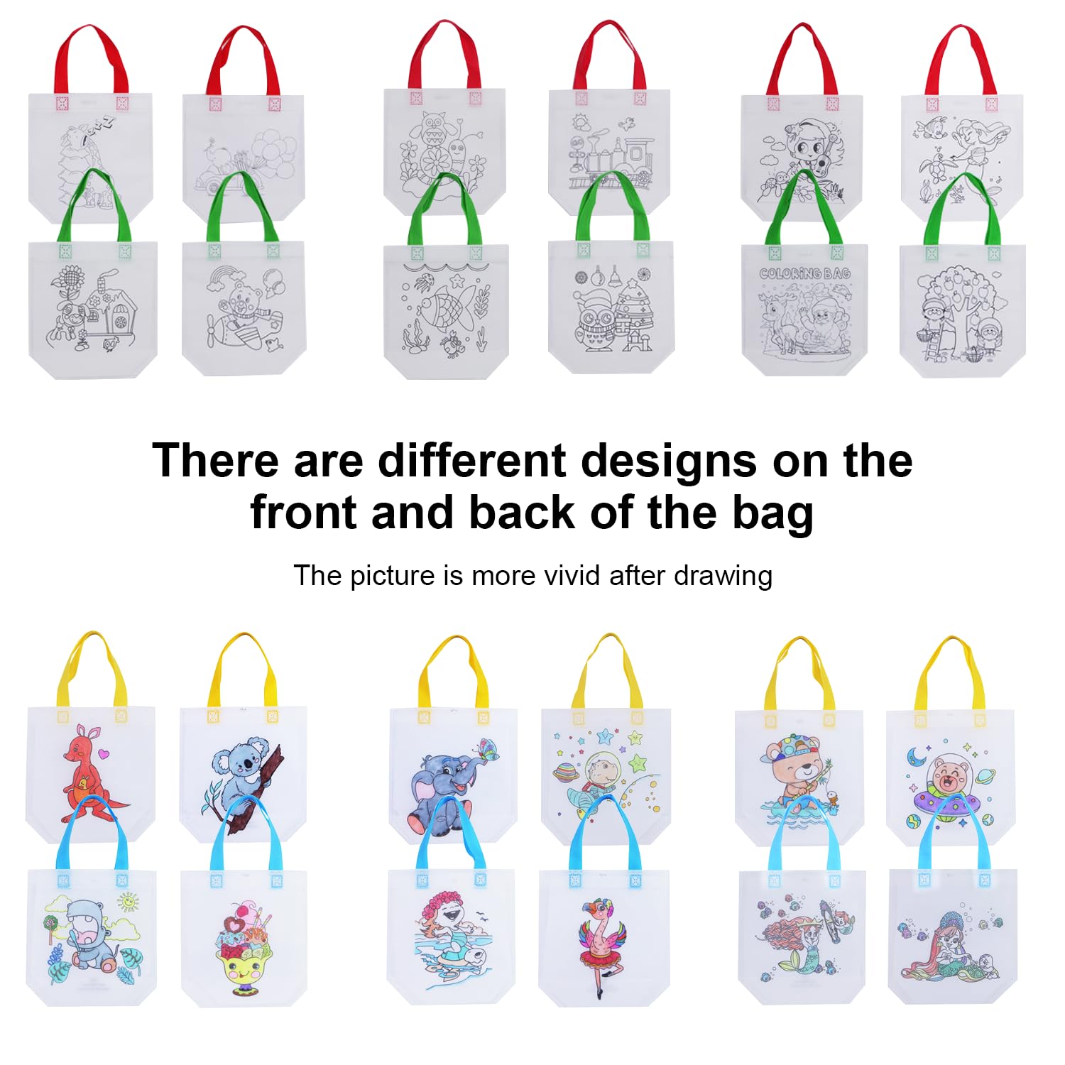 HappyGoLucky Regalo Bambina 3 4 5 6 7 8 9 10 anni, Sirene Valigetta Colori per Bambini Matite Colorate Pastelli a Cera Acquerelli Giochi Bambina 4 5 6 7 8 9 10 anni Kit Disegno Colori per Bambini