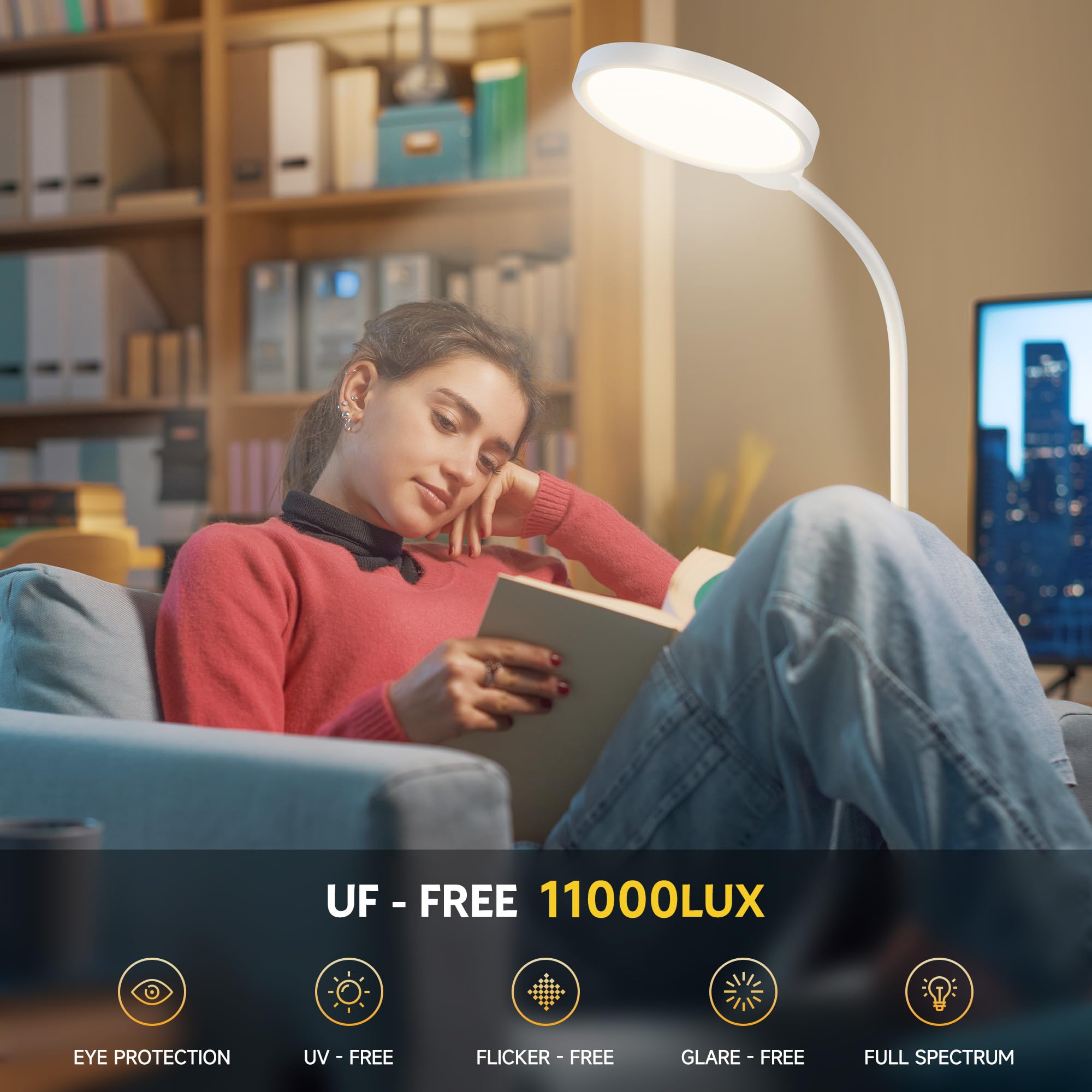 Happy Light Therapy Lamp - 11000 Lux -3