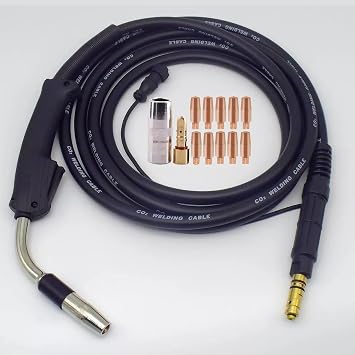 Heavy Duty 250A Mig Welding Gun Replacement Lincoln Magnum PRO 250L K4530-1 K3081-1 fits Lincoln Electric POWER MIG 216/255xt/256/260/262p/262mp Mig Welder 10ft Mig Gun + .030 tip