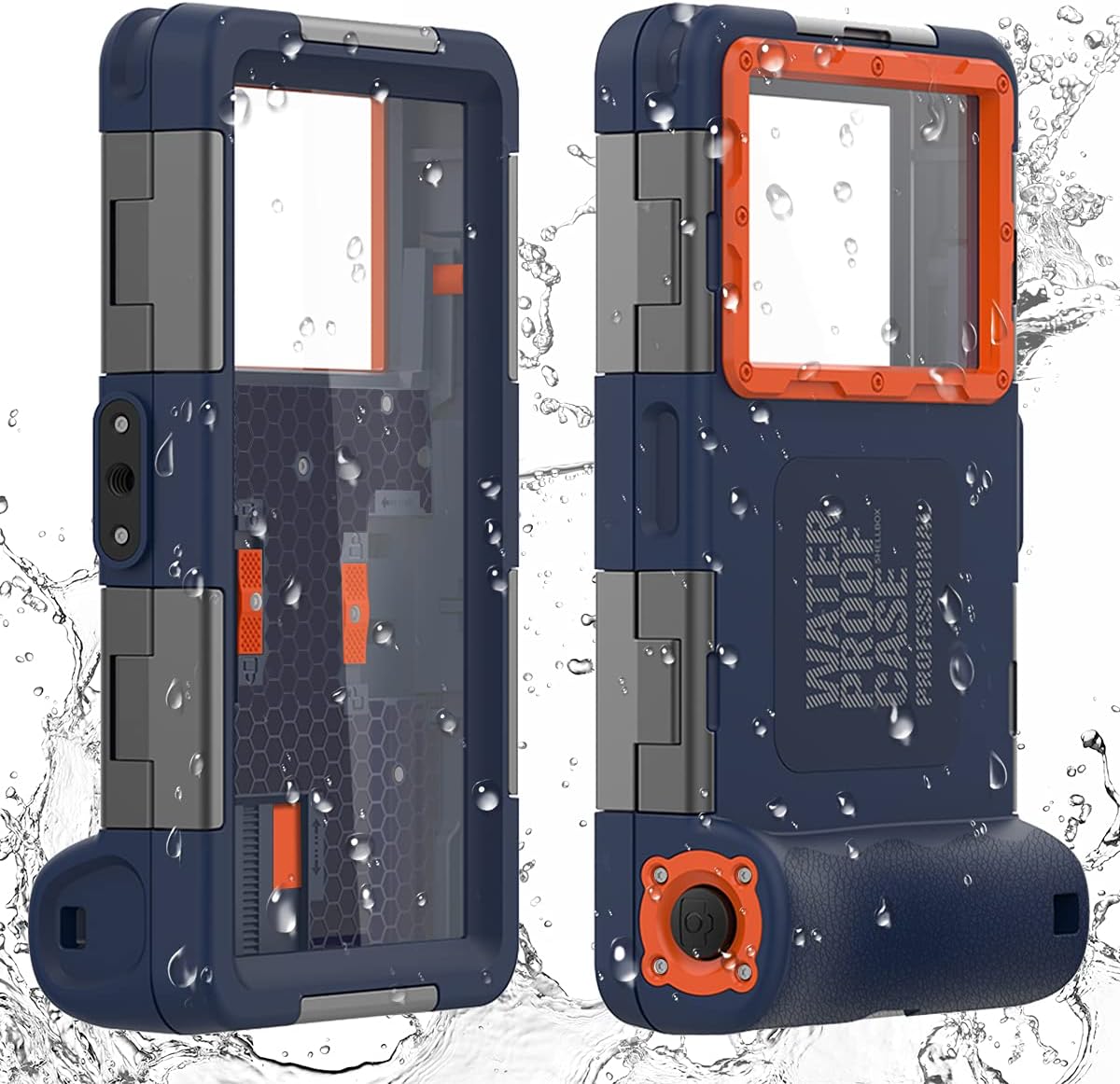 AICase (2nd Gen Universal Waterproof Underwater Photography Housings for iPhone 12/12 Pro/12 Mini/12 Pro Max/11//XR/8/7/6[50ft/15m], Diving Case for Galaxy S21 5G/S21 Plus/S21 Ultra/Note 20/10/S10