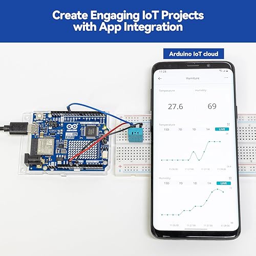 Miniatura 6 de SunFounder Elite Explorer Kit con original Arduino Uno R4 WiFi, Bluetooth IoT ESP32 IIC LCD1602 OLED MPU6050 motor paso a paso, kit de inicio,