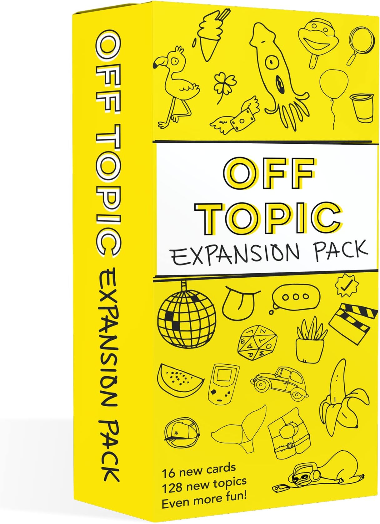 OFF TOPIC Adult Party Game Expansion Pack - 128 New Topics for the Fun Board and Card Game for Group Game Night