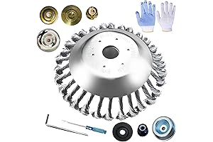 Upgrade 8'' Rotary Derusting Weeding Wheel Adapter