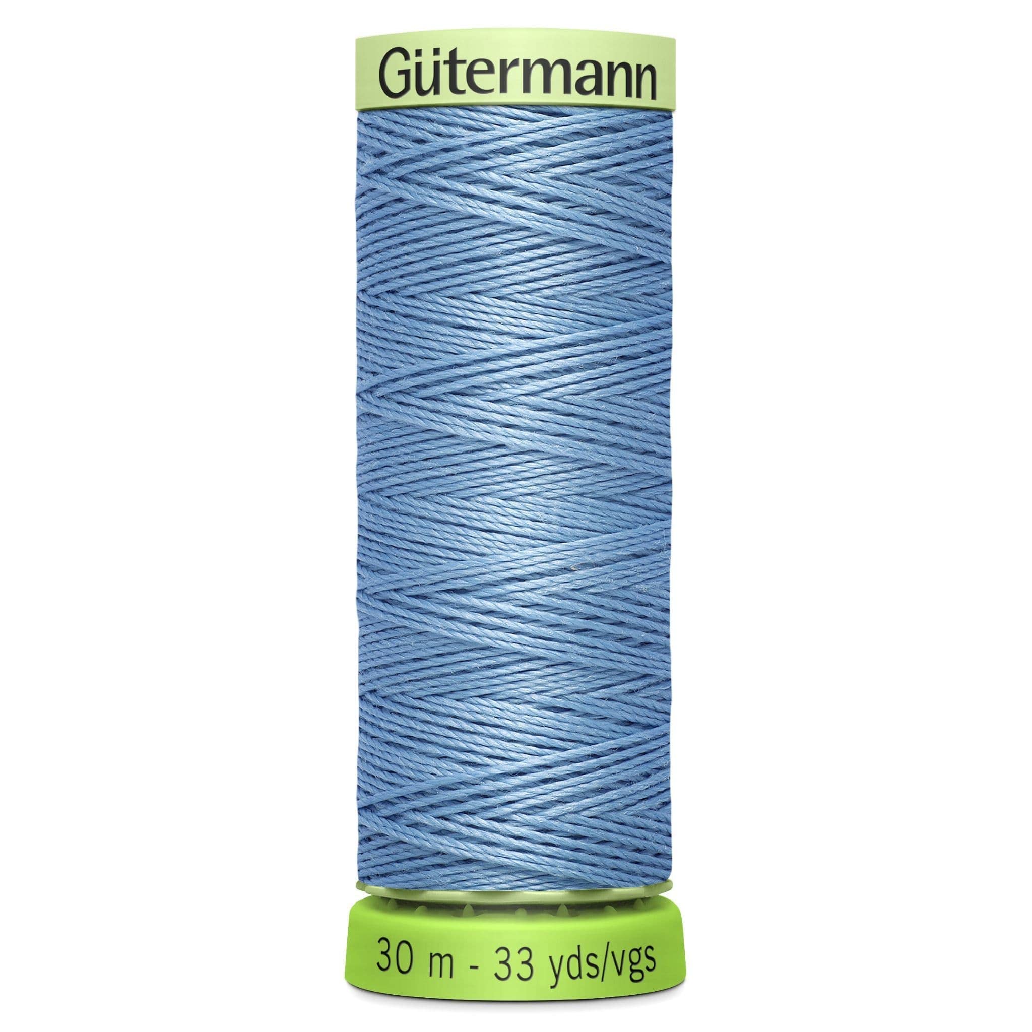 Gütermann Baby Blue Gutermann 723665 143 Sew All 100% Recycled Top Stitch Thread 30Mtr, One Size