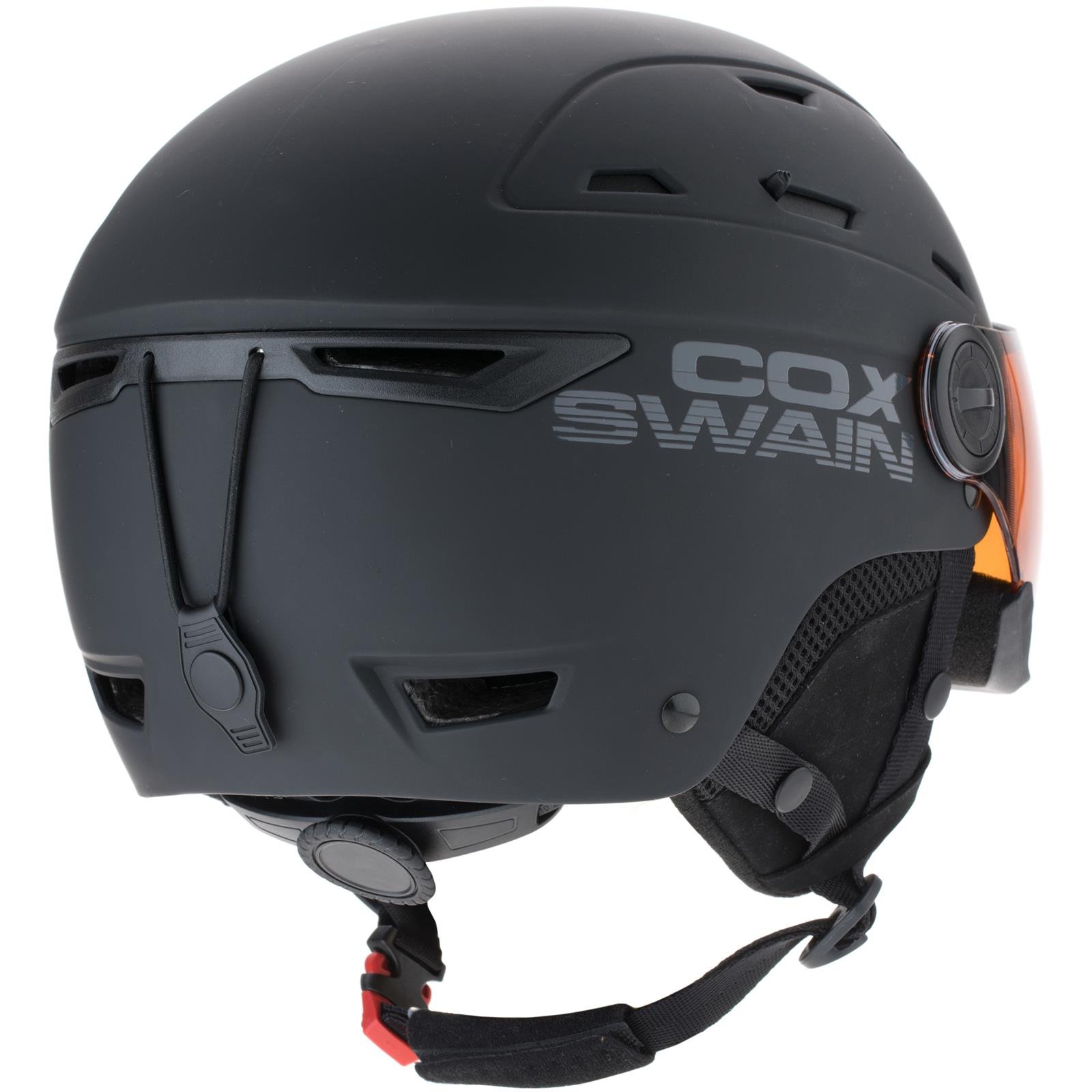 cox swain ski snowboard helmet Ski-/Snowboard Helm DILLEN VISOR Childhood tricycles from the Bluetooth & Intercoms The AirEvac2 ventilation system Options:Hard Mic