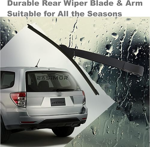 Miniatura 5 de EASIMOR Limpiaparabrisas trasero con brazo de repuesto para Hyundai Elantra GT i30, limpiaparabrisas trasero, repuesto para ventana trasera de