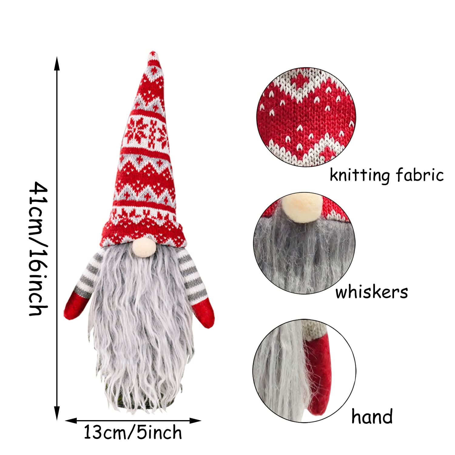 Cubierta para botella de vino de gnomos de Navidad, 4 piezas, cubierta de botella de vino de Navidad, cubierta de botella de vino de felpa de Papá Noel, bolsas decorativas para bodas, 2