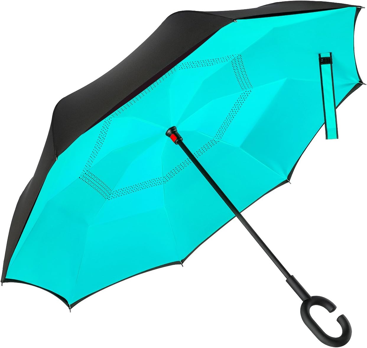 Amagoing Car Inverted Umbrella Double Layer Windproof Reverse Umbrella for Rain Sun