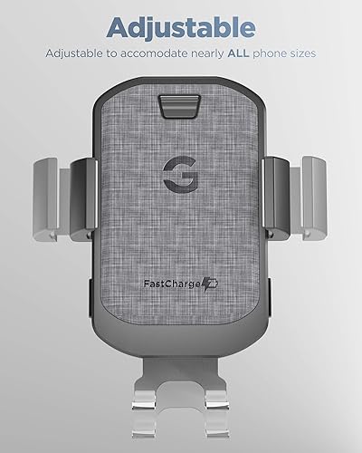 Miniatura 3 de Encased Soporte de teléfono inalámbrico para cargador de coche - Soporte Qi de carga rápida para Galaxy S24S23S22S21S20PlusUltra Car Mount