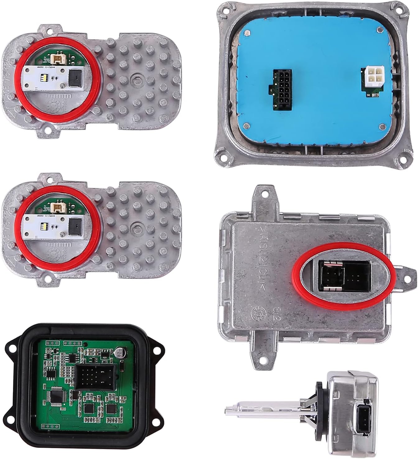 Headlight Control Module, Ballast Headlight Modul, Xenon HID Ballast with D1S Bulb, Compatible for BMW 328i 328i xDrive 335i 335i xDrive 335is 63117356250 63117263052