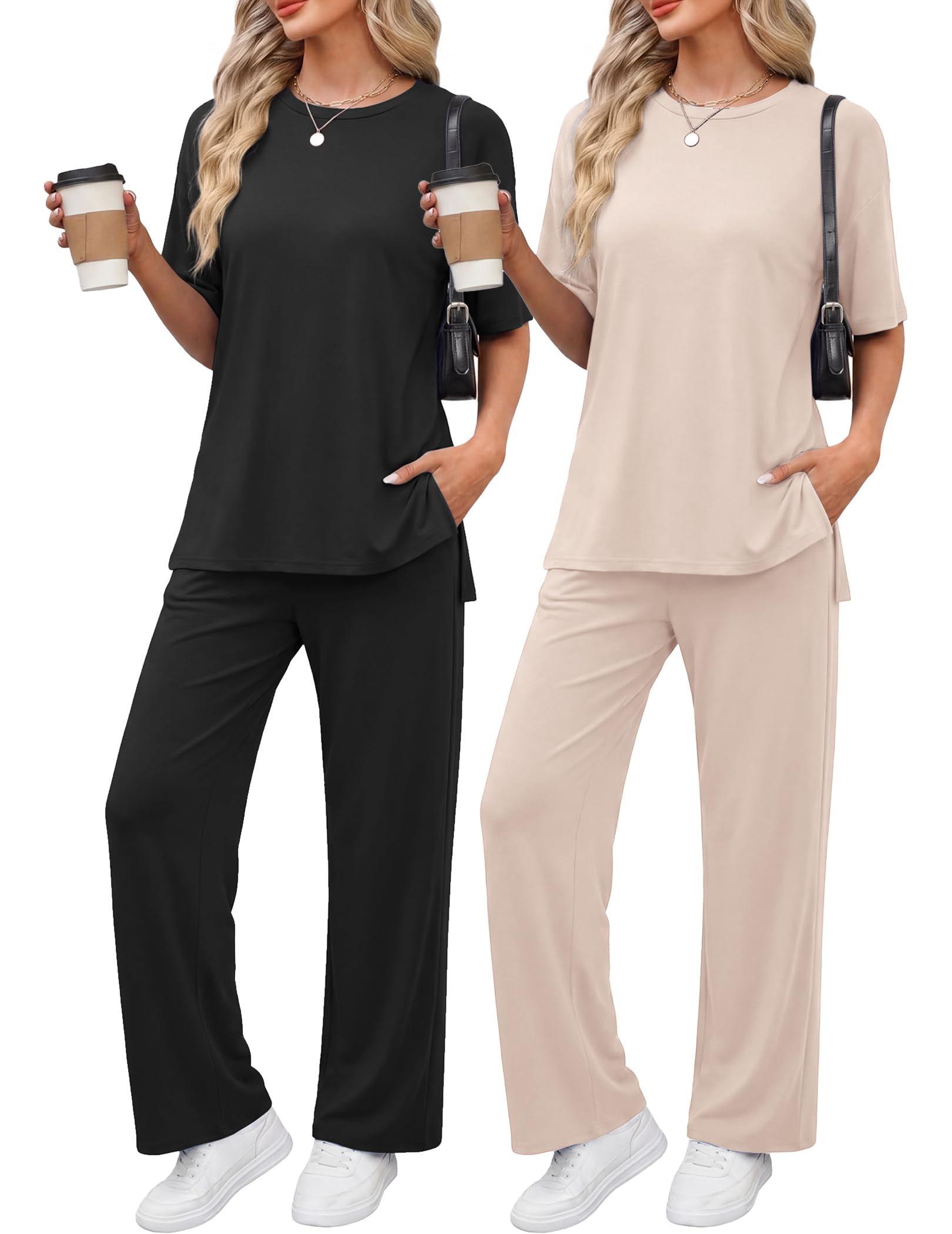 44% OFF Ekouaer Womens Lounge Sets --2 Pack