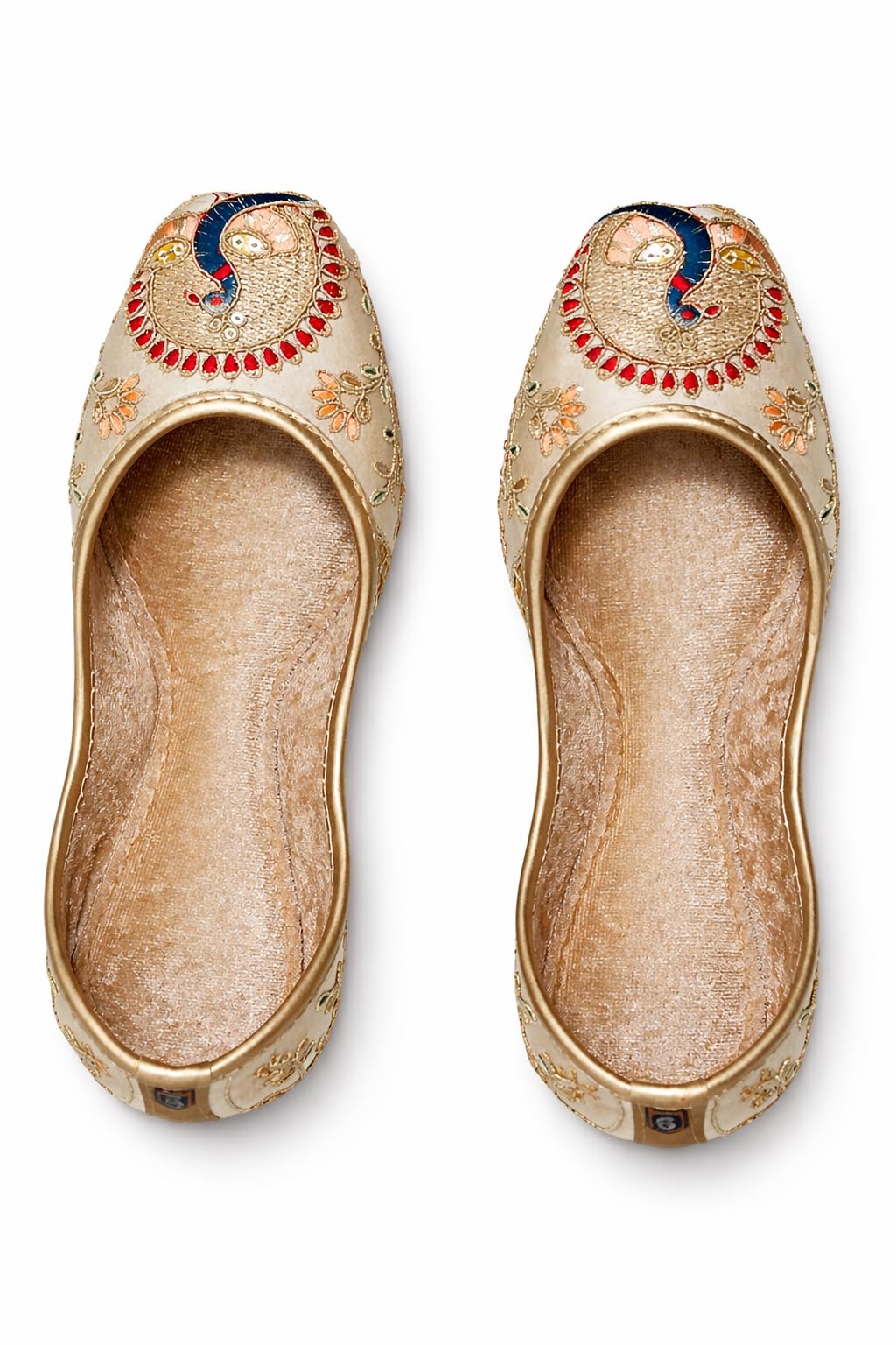Pransh Collections Traditional Mojari Jutti for Women | Women Mojari Flats & Heels | Fancy Mojari Shoes for Women-image-3