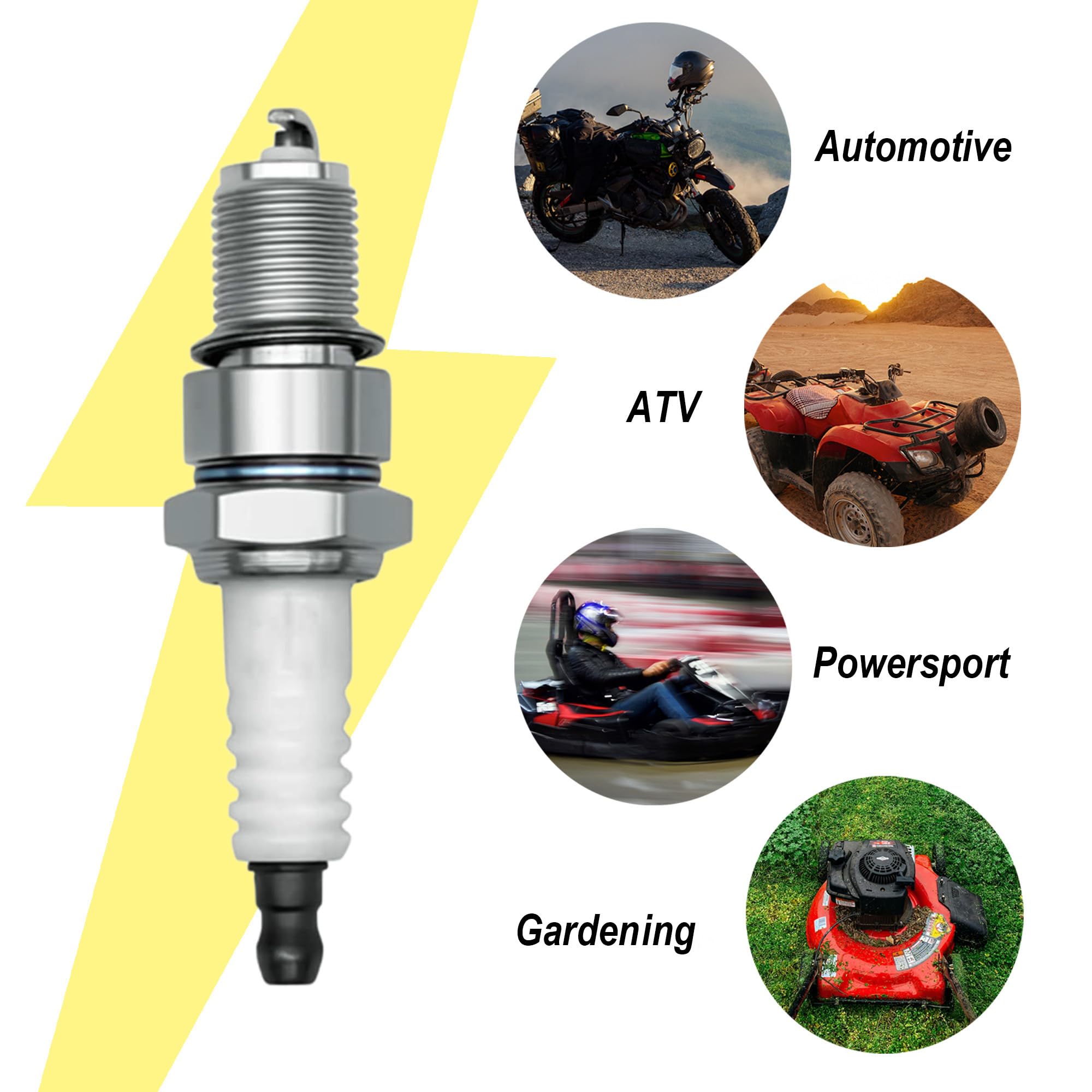 Amazon.com: Strongthium F6TC Spark Plug GX390 GX160 GX 200 270 120