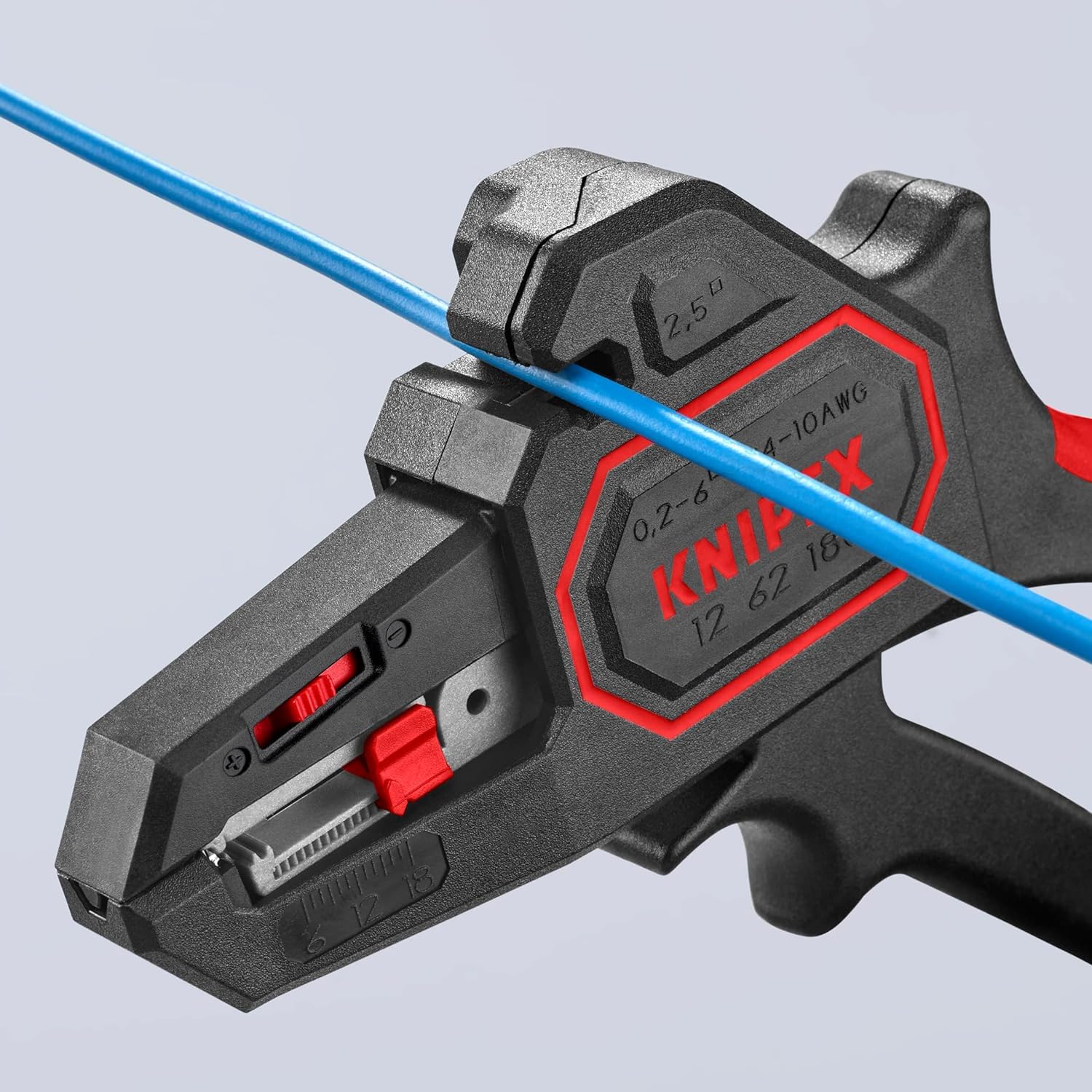 KNIPEX Pinza Spelacavi Automatica 180 Mm (Confezione Self-Service/Blister) 12 62 180 Sb