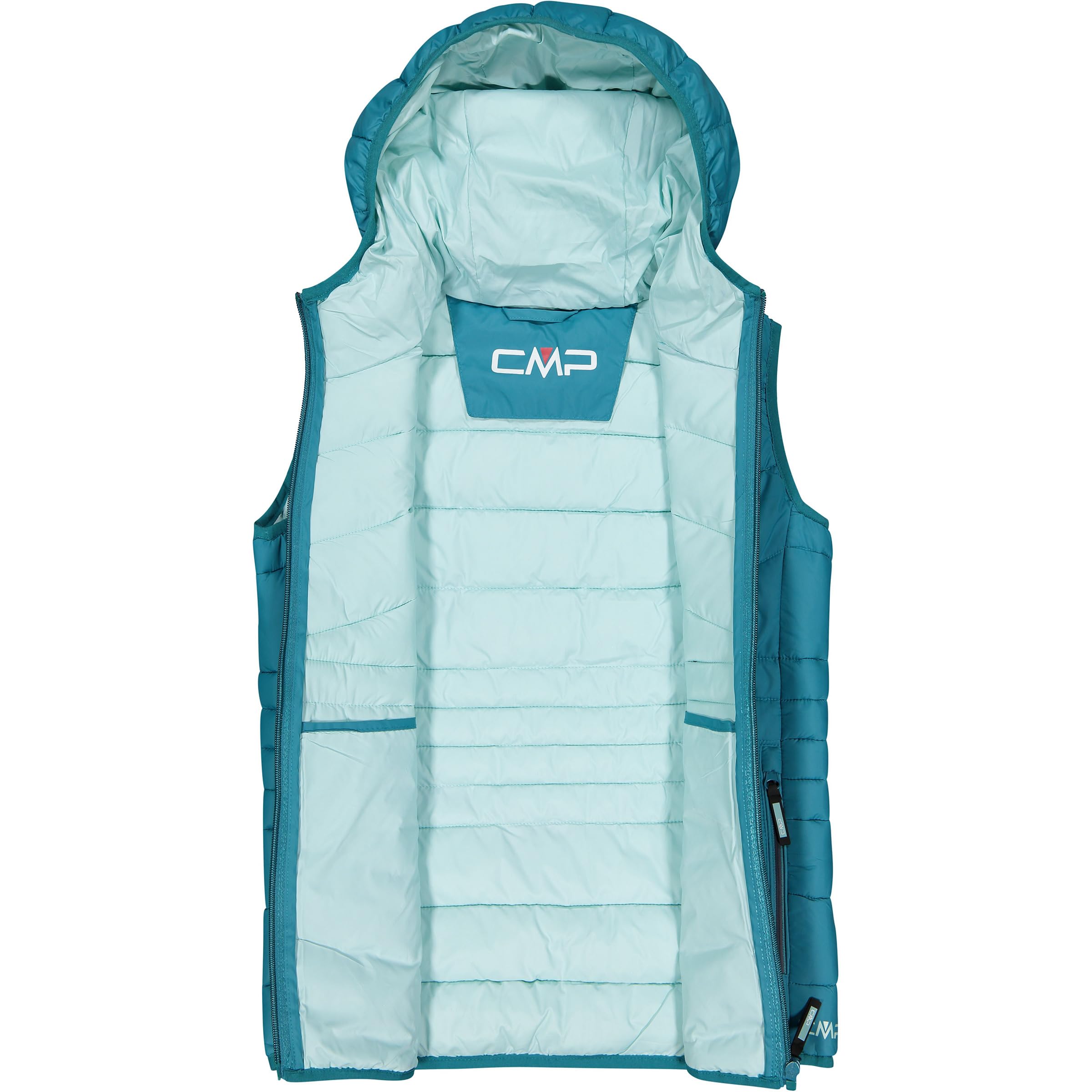 CMP Gilet Da Bambina In Nylon Con Cappuccio Fisso Vest Unisex - Bambini e ragazzi