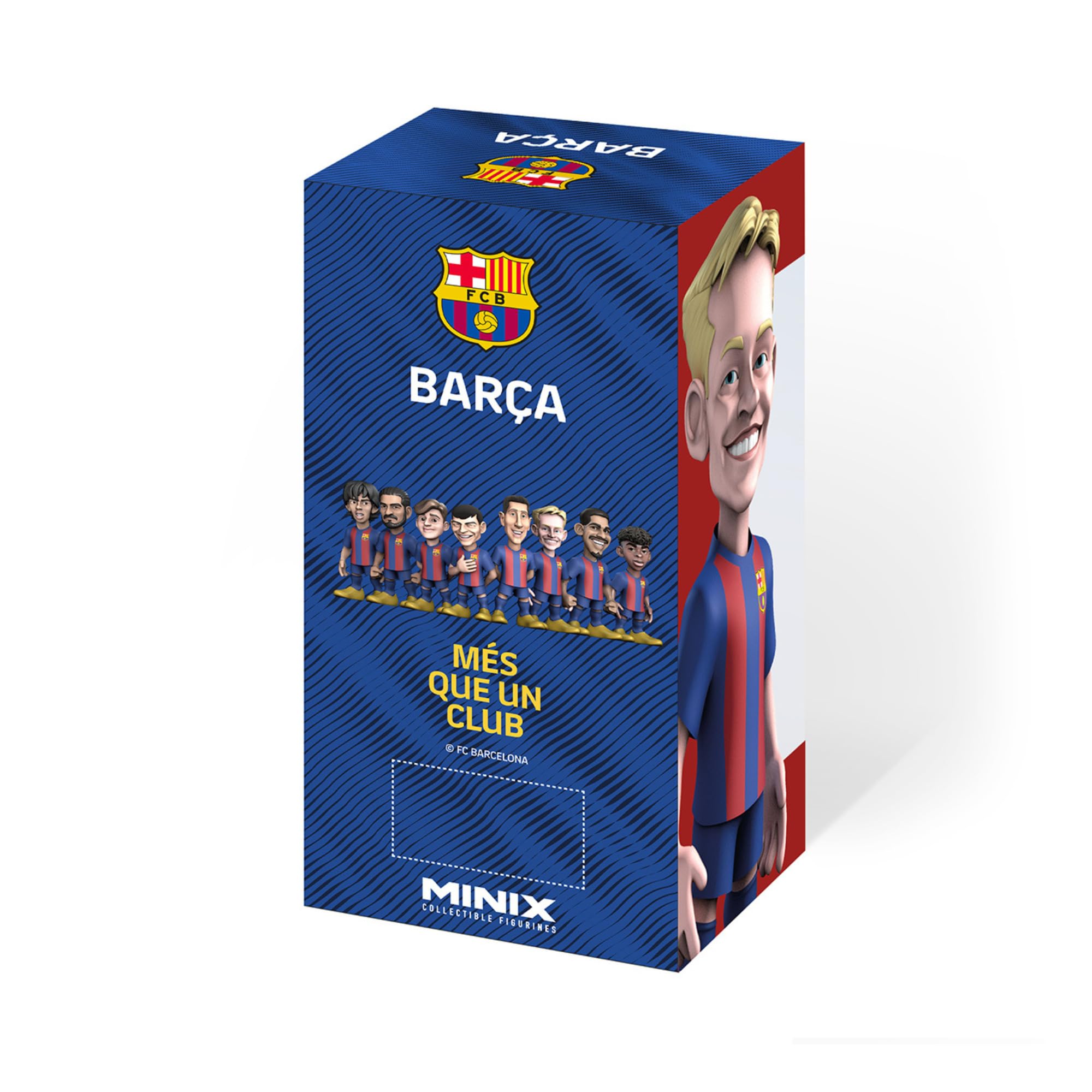 MINIX - Football Stars #188 - FC Barcelone - Frenkie De Jong 21- Figurine à Collectionner 12 cm