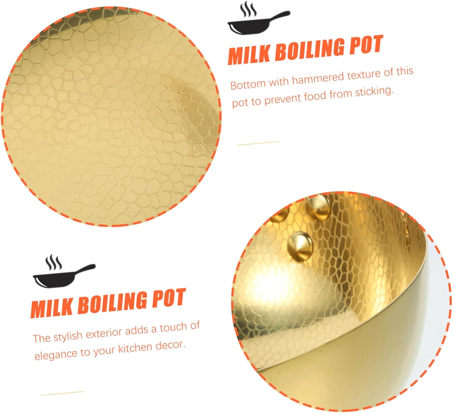 Compact Stainless Steel Soup Pot Small Thicken Multiuse Saucepan for Even Heat Distribution Elegant Design for Small Kitchens and Travel Cooking