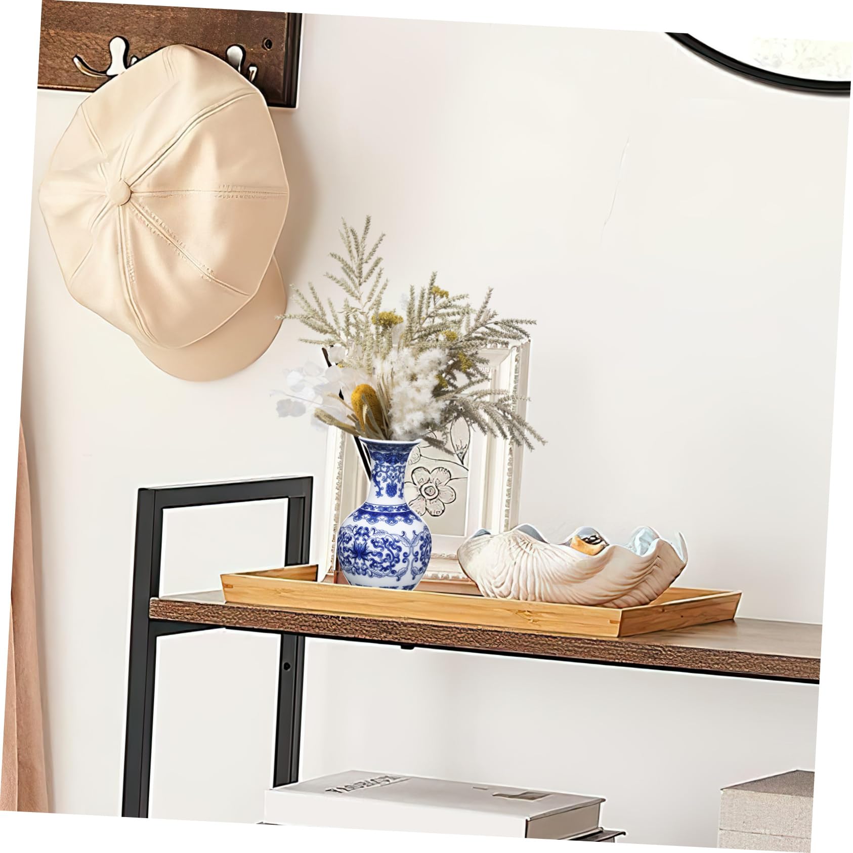 Amazon.co.jp: VORCOOL 花瓶 青花風 セラミック フラワーベース 14×8.2