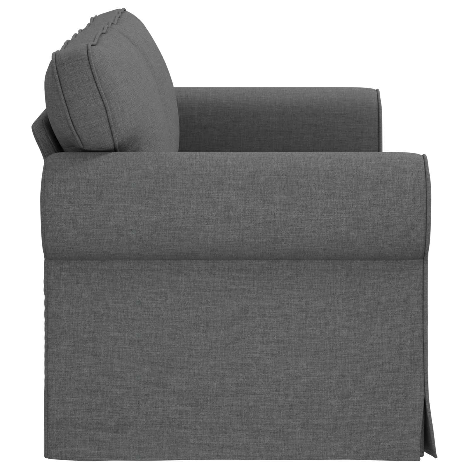 vidaXL Divano Grigio Scuro 175 x 82 x 80 cm Tessuto, Divano Moderno, Design Ergonomico, Arredo Sezionale, Soggiorno Confortevole, Poltrona Contemporanea