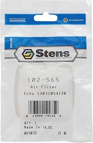 Miniatura 4 de Stens Nuevo filtro de aire 102-565 compatible con recortadoras de estilo más antiguo, cortasetos y sopladores Echo 13031054130, A226001410,