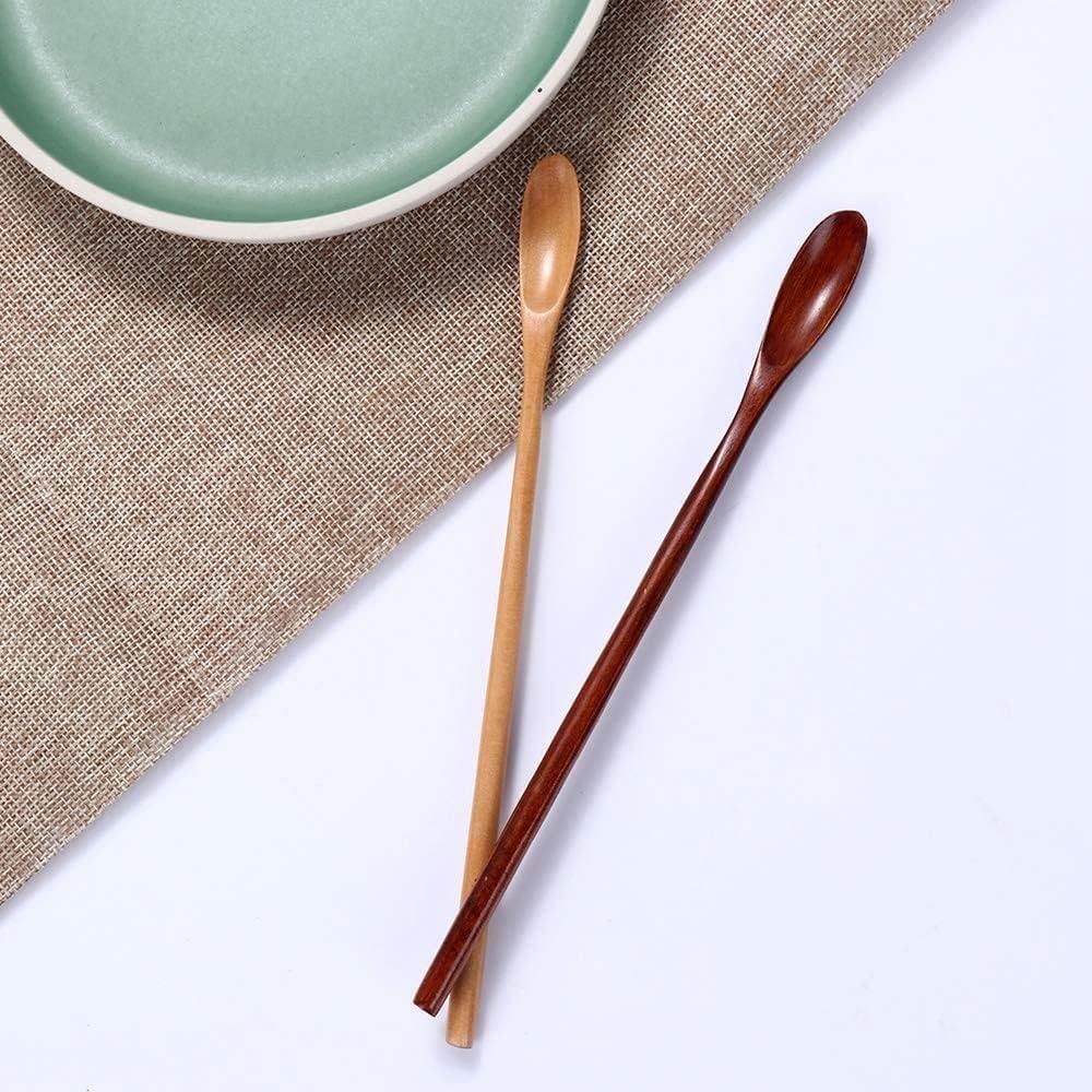 Honey Dipper Stick - Acacia Wood Long Handle Spoons for Coffee, Tea & Dessert - 1 Count