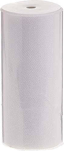 Miniatura 8 de Berwick Offray Tul turquesa brillante por el perno, 6 pulgadas de ancho, 25 yardas