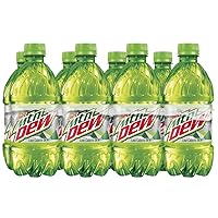 Vista 1 de Diet Mountain Dew, botellas de 12 onzas líquidas, paquete de 8