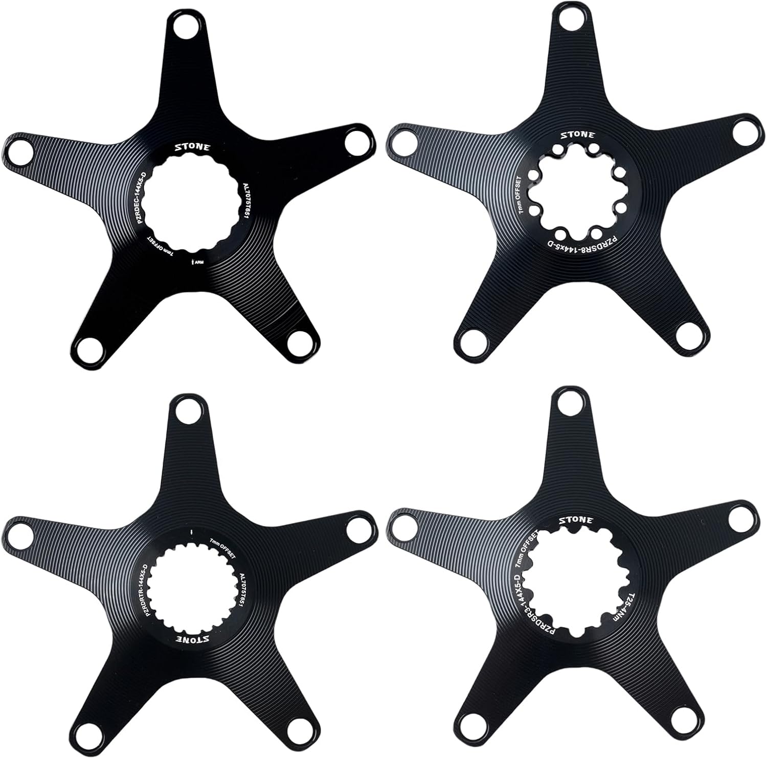 DJC Stone Bike Chainring Spider 144bcd crankset 3 Bolts pins 8 EC90 XXE GP3 kapic aldhu vegast for sram for Rotor for Easton Force RED GXP