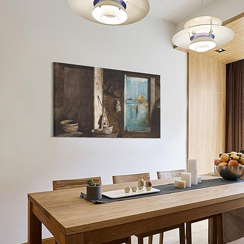 Miniatura 3 de Álvaro y Christina por Andrew Wyeth - Póster de arte de pared, lienzo con pergaminos, pintura, imagen, decoración de la sala de estar, enmarcadasin