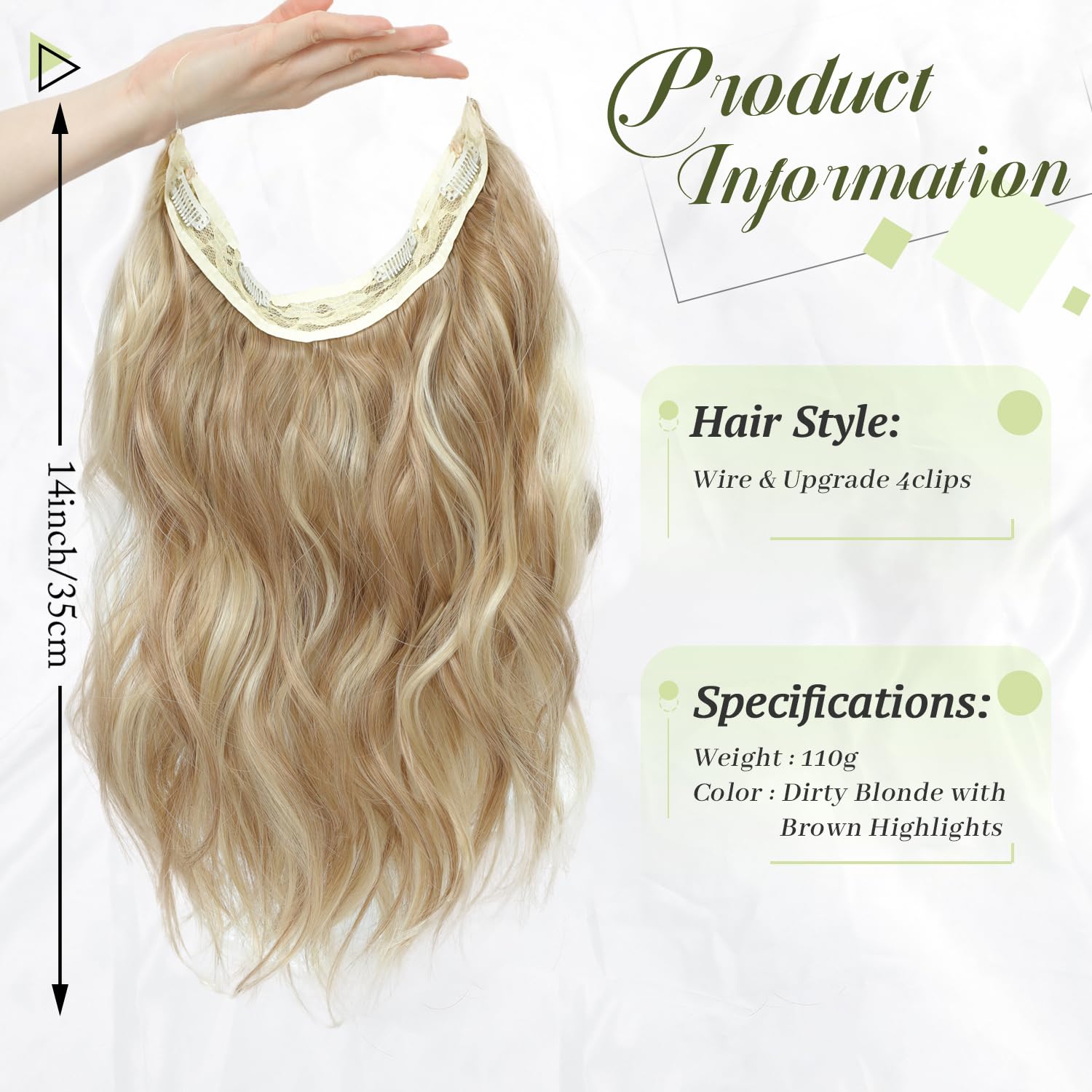 Morichy Invisible Wire Hair Extensions - Image 3
