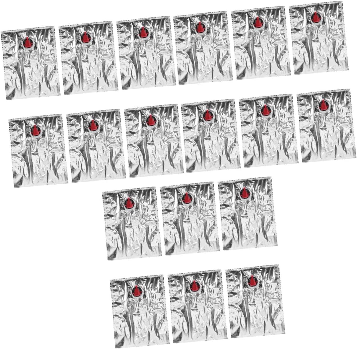 Garneck 18pcs Wine Replacement Storage Pouch Leakproof Beverage Pouches Versatile Drink for Bars Parties Picnics