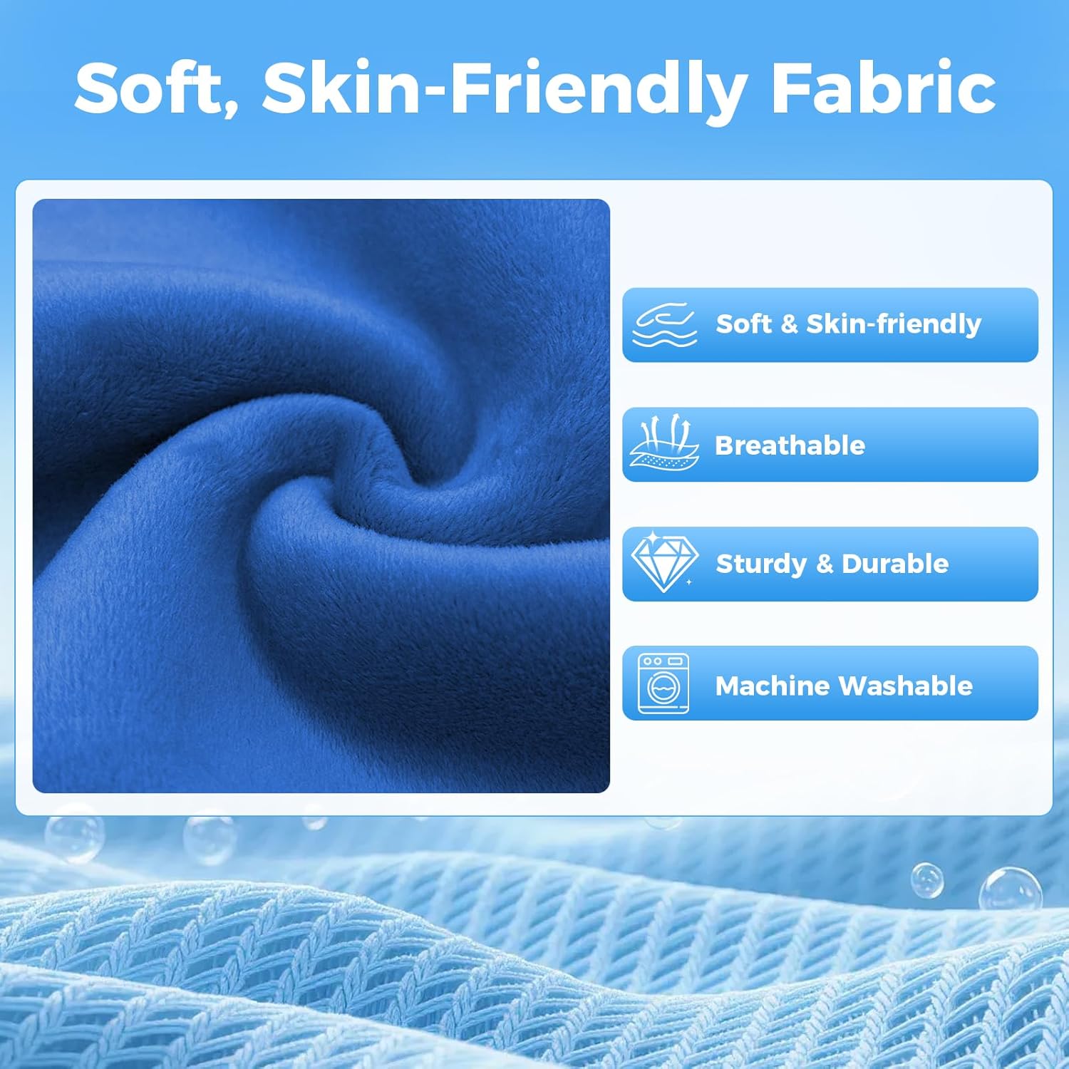 nfant Airplane Seat Extender Travel Bed | Baby on Lap Flight Bed | Foldable Soft Airplane Baby Travel Seat Extender on Lap with Neck Pillow | Fits Economy Seats | Baby Blue