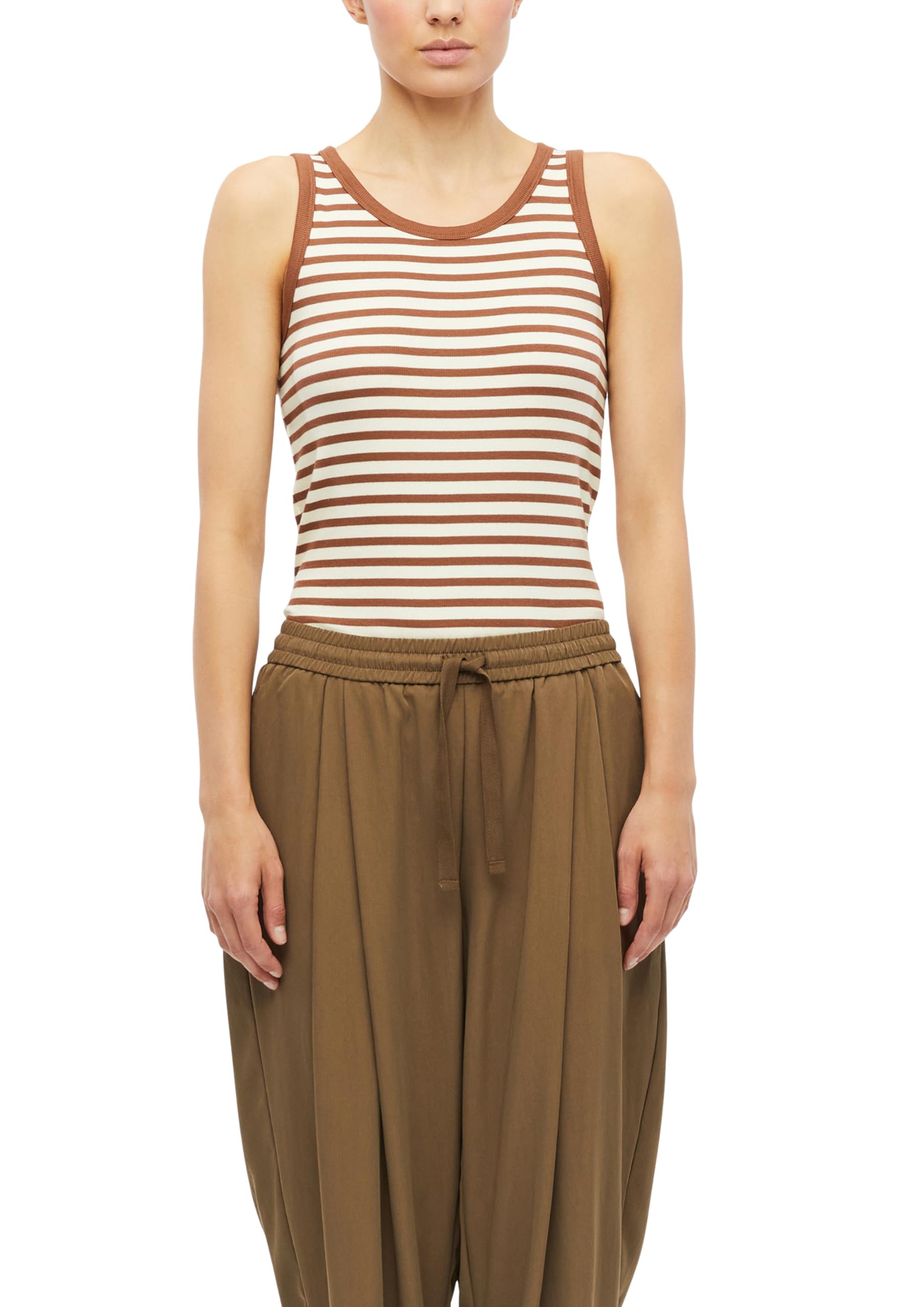 s.Oliver Women's 2182241 T-Shirt, Brown, 8