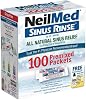 NeilMed Sinus Rinse All Natural Relief Premixed Refill Packets 100 Each Pack of 2