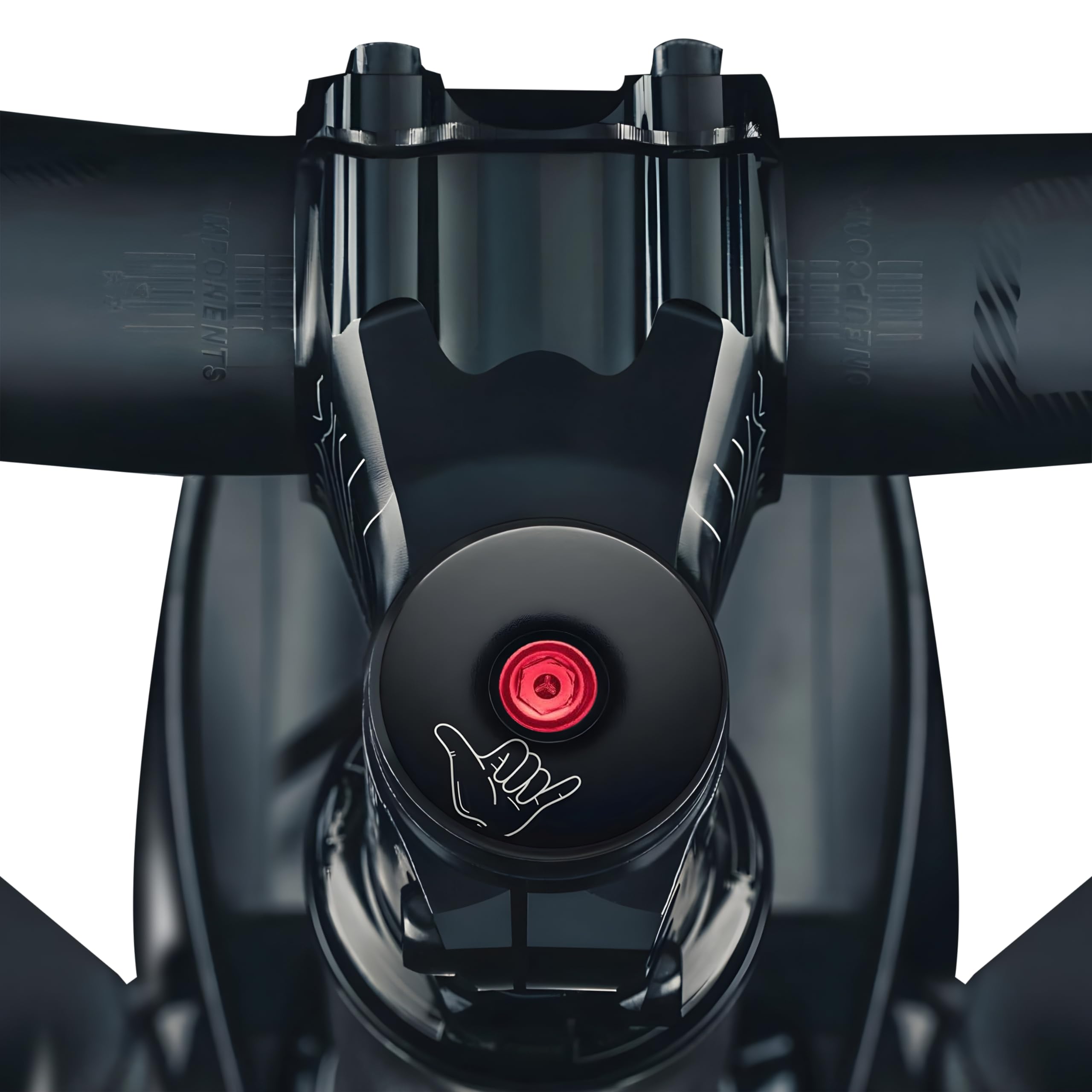 Dispatch Shaka Hang Loose Bicycle Headset Cap - Customize Your Bolt - Personalize Your Ride, Easy Installation & Durable 6061 Aluminum - Lightweight